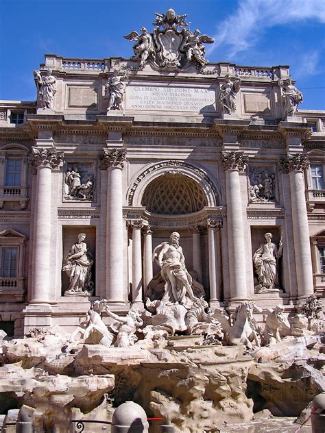 Free Images : palace, monument, statue, landmark, trevi fountain, sculpture, art, water feature ...