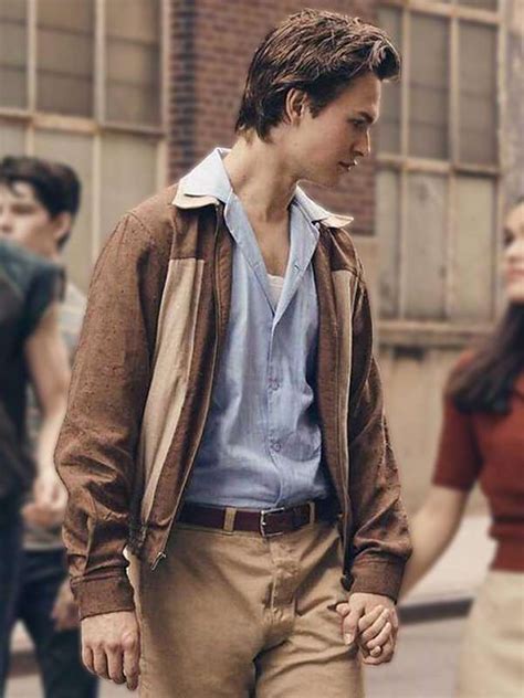 Ansel Elgort West Side Story Brown Jacket - New American Jackets