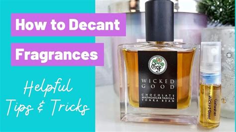 How to Decant Perfumes | Decanting Fragrances for Travel, Selling ...