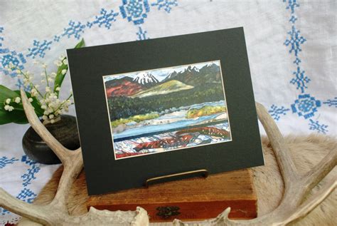 Alaska River Salmon Painting Print of Original Watercolor - Etsy