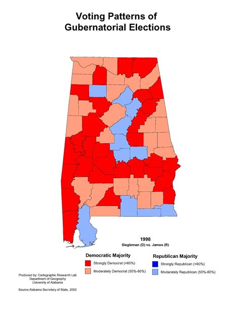 Alabama Maps - Politics