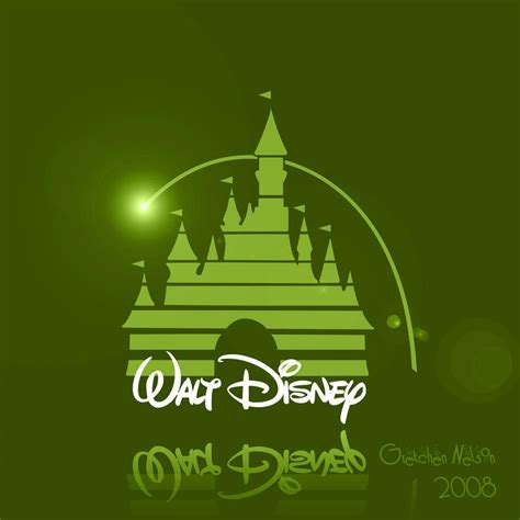 Disney Logo - Green by NoxieArt on DeviantArt