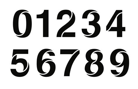 Numbers on Behance | Numbers typography, Number fonts, Lettering design