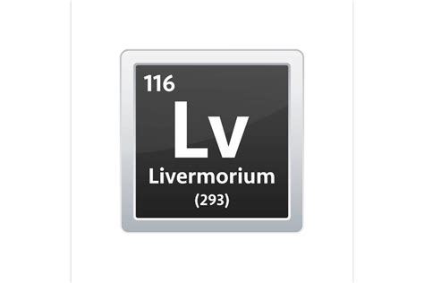 Livermorium Symbol. Chemical Element Graphic by DG-Studio · Creative ...