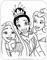 Coloring Page Disney Princess sketch template