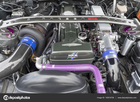 Toyota Supra engine 1993 on display – Stock Editorial Photo ...