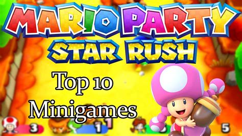 Top 10 Mario Party: Star Rush Minigames - YouTube