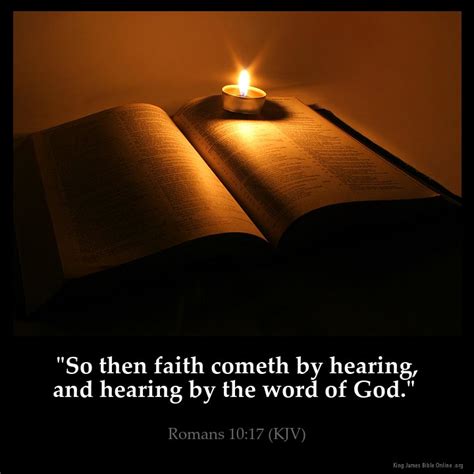 Romans 10:17 Inspirational Image