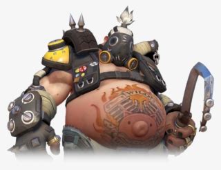 Furthermore, Roadhog's Take A Breather Ability Will - Fat Guy From Overwatch PNG Image ...