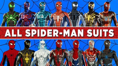 All Spiderman Suits