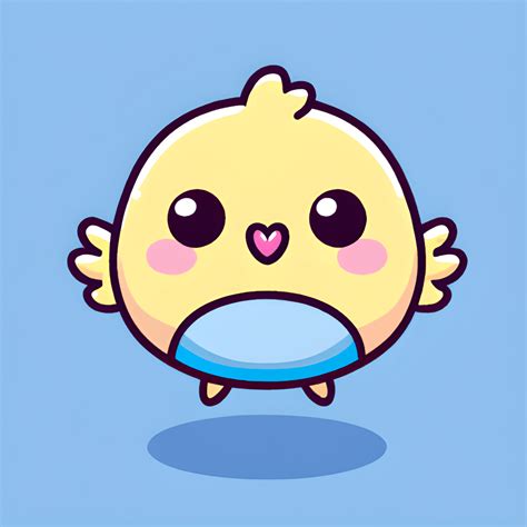 Cute Baby Bird Clipart Kawaii Chibi Cartoon · Creative Fabrica