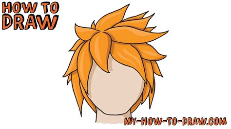 How To Draw Spiky Boy Hair