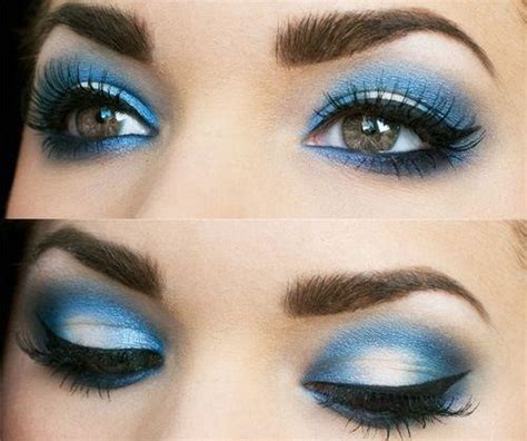 My Junk Content: Eye Makeup Tutorial For Blue Smoky Eyes for Girls