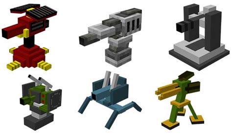 K-Turrets Mod for Minecraft 1.19.2, 1.18.2 and 1.16.5