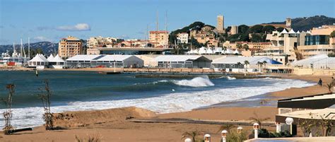 Cannes beaches in France beach information