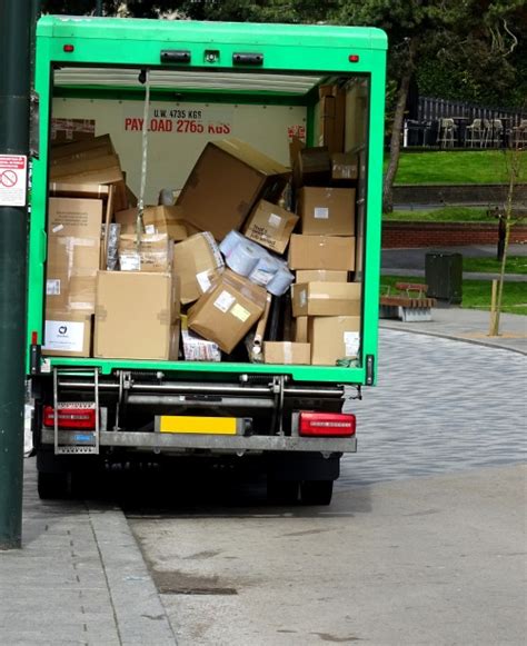 Delivery Truck Full Of Parcels Free Stock Photo - Public Domain Pictures