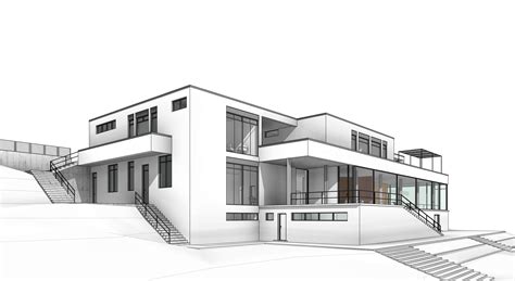 REVIT TRAINING / VILLA TUGENDHAT | Modern architecture house, Modern ...