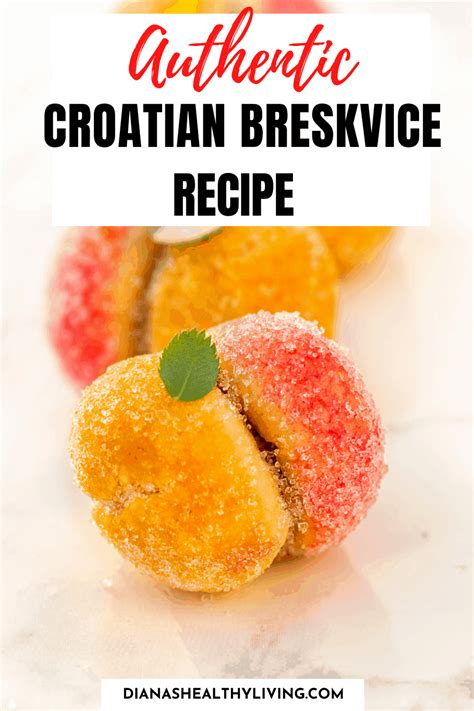 HOW TO MAKE CROATIAN BRESKVICE COOKIES | Diana's Healthy Living