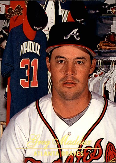 1994 Studio Atlanta Braves Baseball Card #39 Greg Maddux | eBay