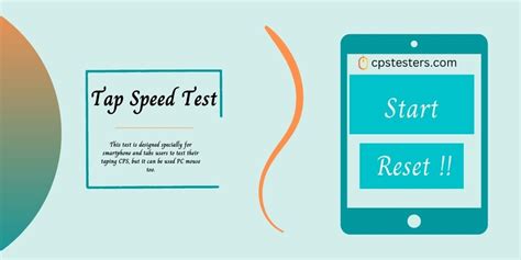 Tap Speed Test - Check Your Taps Per Second Online