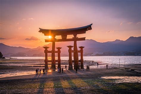 Itsukushima Shrine Torii, Miyajima, Japan