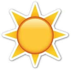 #sun#summer#emoji | Emoji wallpaper, Emoji stickers, Emoji