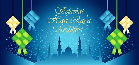 Selamat Hari Raya Aidilfitri Colorful Vector Background Template, Aidilfitri, Selamat, Adha ...