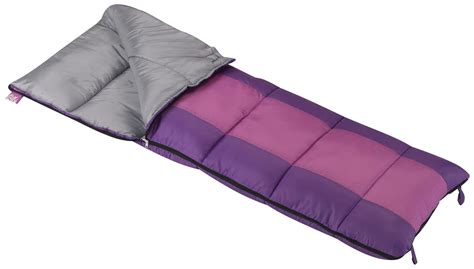 Girls Sleeping Bag Youth Insulated Purple Rectangular Kids Outdoor Camping New 692617551930 | eBay