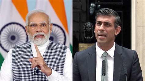 PM Modi And Rishi Sunak Hold First Talks, Agree On Push For India-UK ...