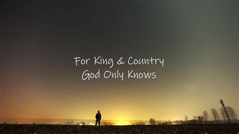 For God Is With Us For King And Country