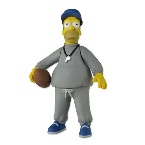 5 Inch Scale Figure Coach Homer Simpson Blister Card Package Made By ...