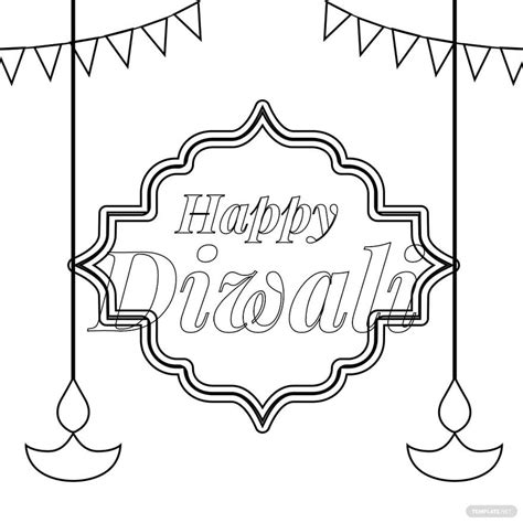 Happy Diwali Drawing in JPG, PDF, PSD, Illustrator, SVG, EPS, PNG - Download | Template.net