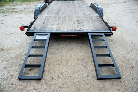 Easily Add Convenient Loading Ramps To Your Trailer | Trailer ramps, Loading ramps, Car trailer ...