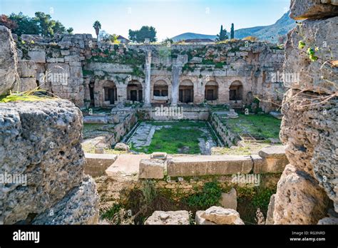 The Ancient City of Corinth, Greece Stock Photo - Alamy