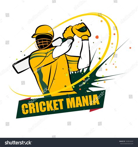 Cricket Australia Stock Vector (Royalty Free) 183824924 | Shutterstock