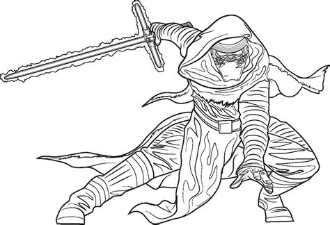 Kylo Ren Coloring Pages - Best Coloring Pages For Kids