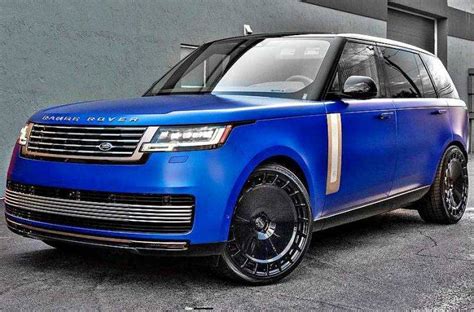 2023 Range Rover SV Factory Velocity Satin Blue | Range Rover Fans