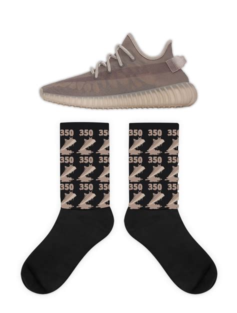 Yeezy 350 Mono Mist Matching Socks Fits Shoe Size 6-12 | Etsy