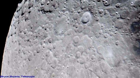 Live Footage Close Up's Of The Moon's Surface With A 14 Inch Telescope ...