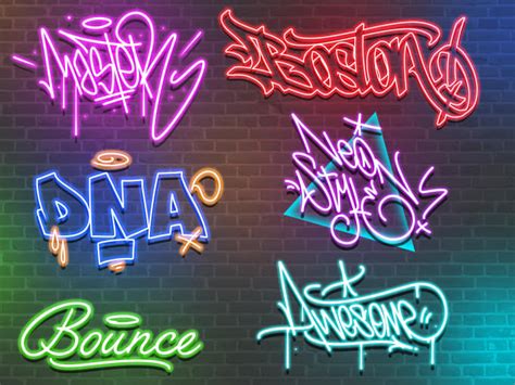 Create neon style graffiti or handstyle by Onepikes | Fiverr