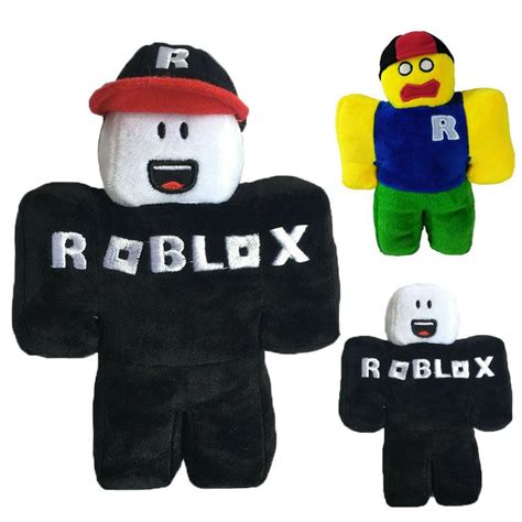 30cm Classic Roblox Plush Soft Stuffed With Removable Roblox Hat Kids ...