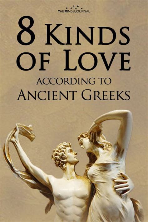 The Eight Kinds of Love according to Ancient Greeks | Ancient greek, Kindness, Love