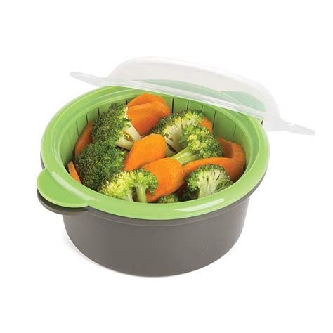 Prep Solutions by Progressive BPA free small microwave vegetable steamer | Best Food Steamer Brands