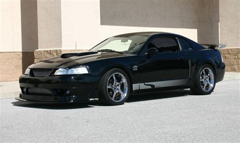 Black 2003 Ford Mustang GT Steeda Coupe