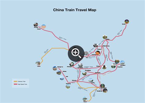 China Railway Maps, 2024 Train Map of High Speed Rail, PDF Download