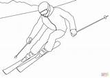 Ski Slope Coloring Pages sketch template
