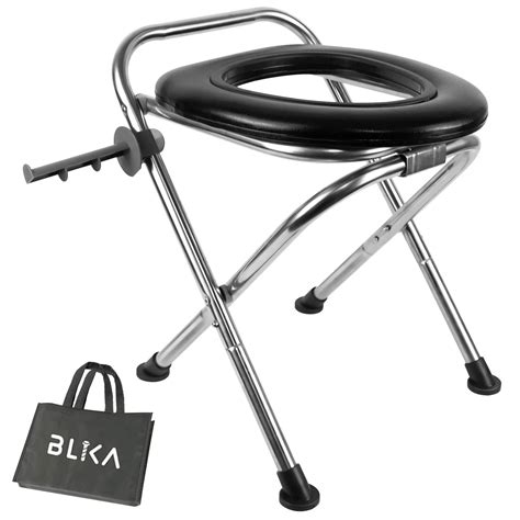 Buy BLIKA Upgraded Portable Toilet for Camping, 350LBS Weight Capacity Portable Camping Toilet ...