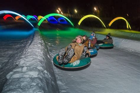 Glow Tubing Is A Super Awesome Thing You Should Totally Do At Snow Trails This Winter