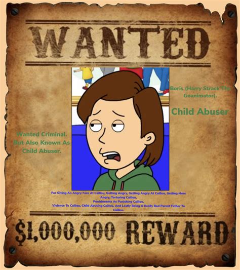 Boris (Harry Strack The Goanimator) Wanted Poster. by ...