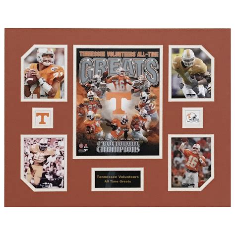 U Tennessee Volunteers NCAA Football All-Time Greats 16 x 20 | Etsy